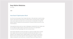 Desktop Screenshot of easywahmwebsites.com